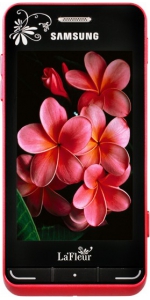 Samsung S7230 Garnet Red La Fleur