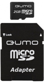 Micro SD (TransFlash) 2 Gb Qumo с адаптером