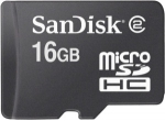 Micro SD (TransFlash) 16 Gb SanDisk с 1 адаптером