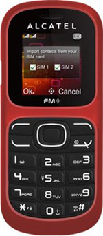 Alcatel ONE TOUCH 217D Deep Red