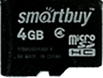 Micro SD (TransFlash) 4 Gb SmartBuy class 4