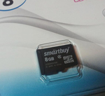 Micro SD (TransFlash) 8 Gb SmartBuy class 4