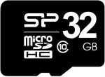 Micro SD (TransFlash) 32 Gb Silicon Power class 10 с адаптером