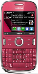 Nokia 302 Plum Red